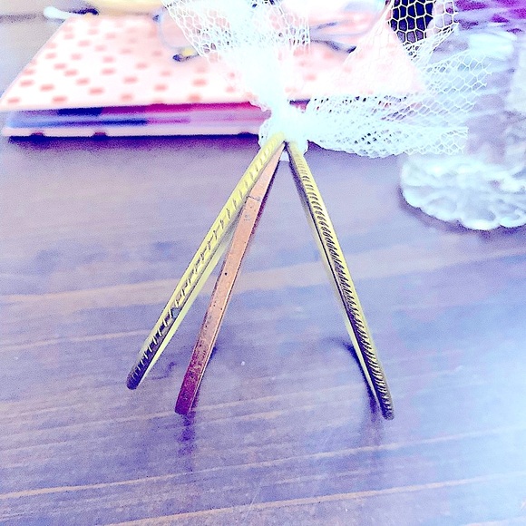 3pc Jewelry Set »So_Stylish_So_VTG Pretty BÖhÖ Bronzed Bohemian Bangle Bracelets - Picture 9 of 16